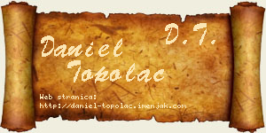 Daniel Topolac vizit kartica